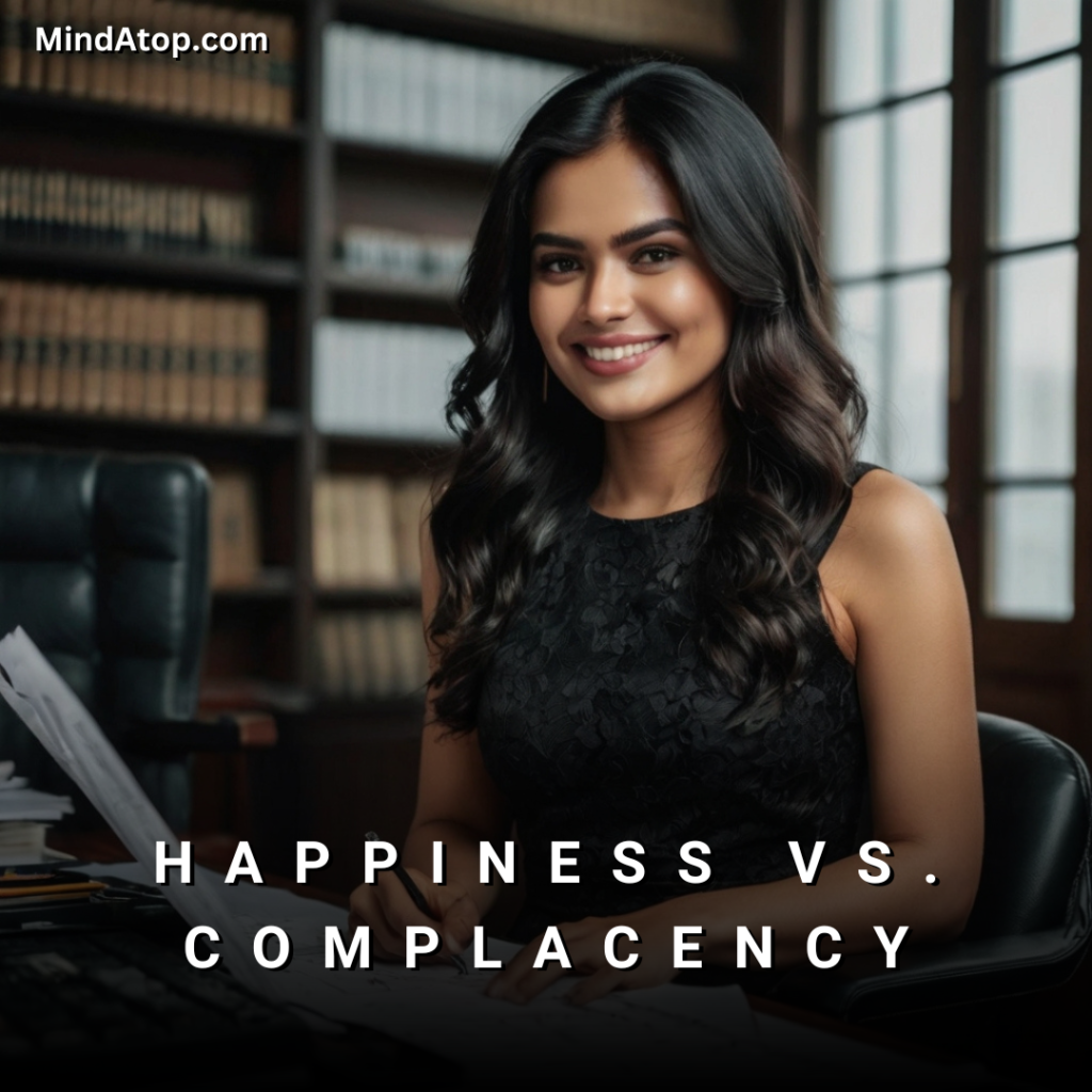 Happiness vs. Complacency