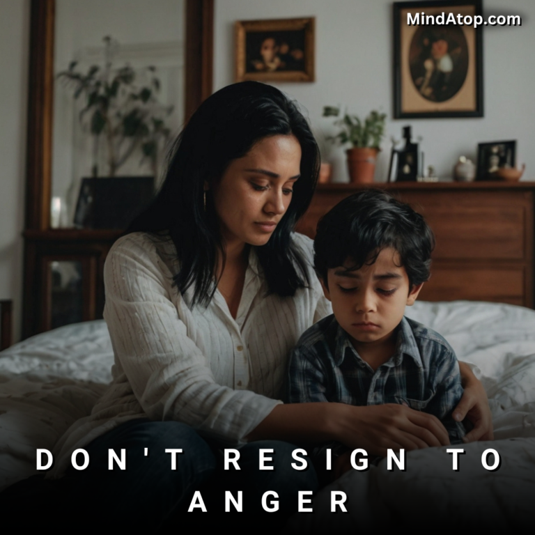 Don't Resign to Anger